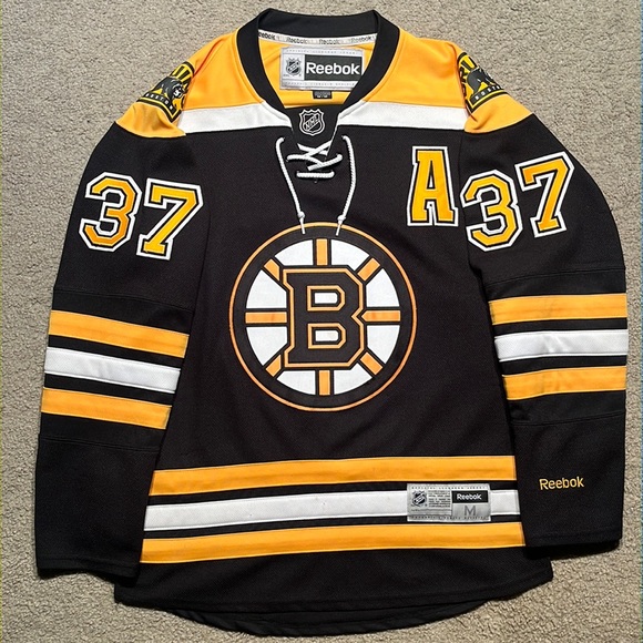 Patrice Bergeron Boston Bruins Reebok Jersey - Picture 2 of 6